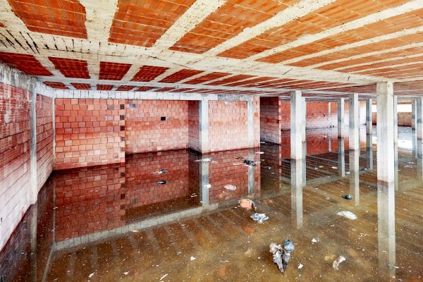 Basement Flood Remediation in Troy